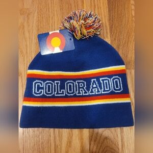 Blue Colorado Beanie